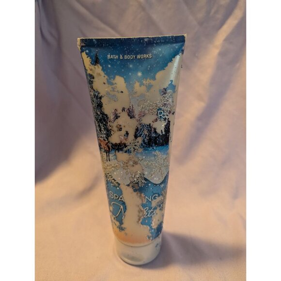 Bath & Body Works Sparkling Nights Body Cream 8Oz Winter Skin Shea Butter & Aloe - Picture 1 of 2